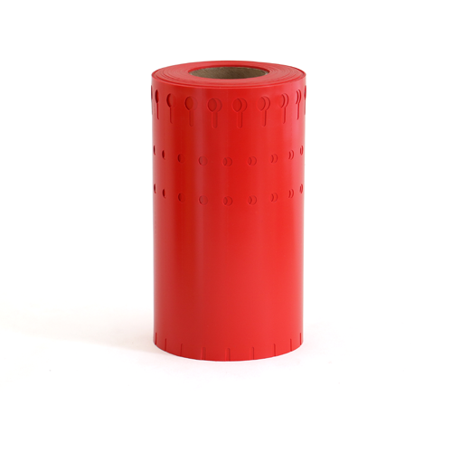 Etiqueta Vinil Roja 5/8"x 7" | Identificación Resistente y Visible para Agricultura