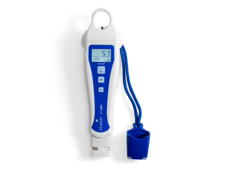 Bluelab® Medidor de pH Tipo Pluma | Medición Portátil y Precisa para Soluciones Nutritivas