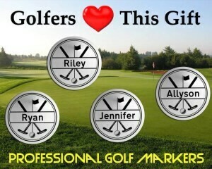 Personalized Pewter Golf Markers - Made on PEI