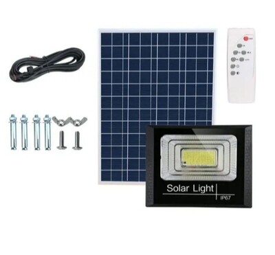 25W Solar Flood Light for Load Shedding with Remote Control