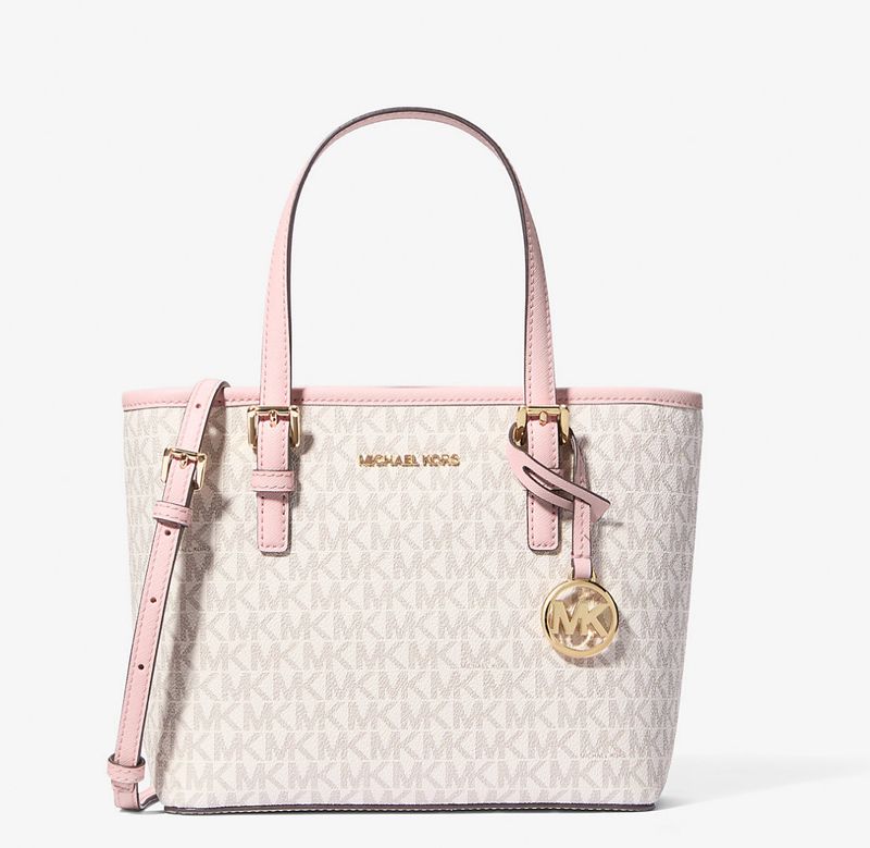 Jet Set Travel Extra-Small Logo Top-Zip Tote Bag