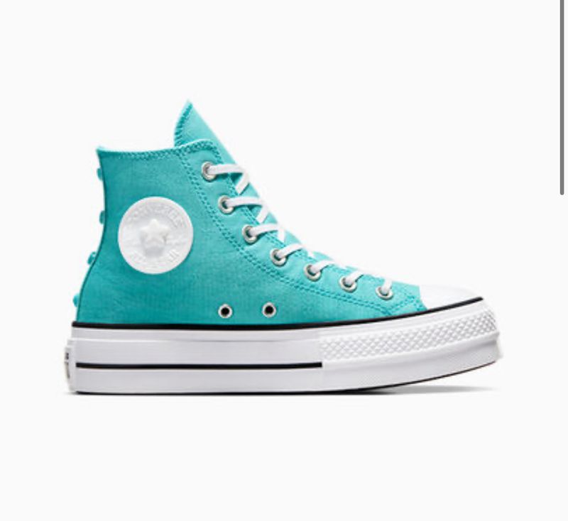 Chuck Taylor All Star Lift Platform Stars size 7 ocean drip