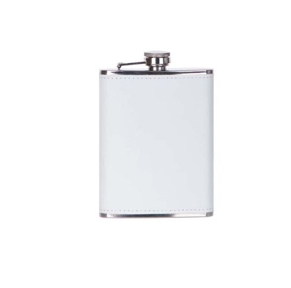 CANTIMPLORA CON FUNDA DE CUERO BLANCA