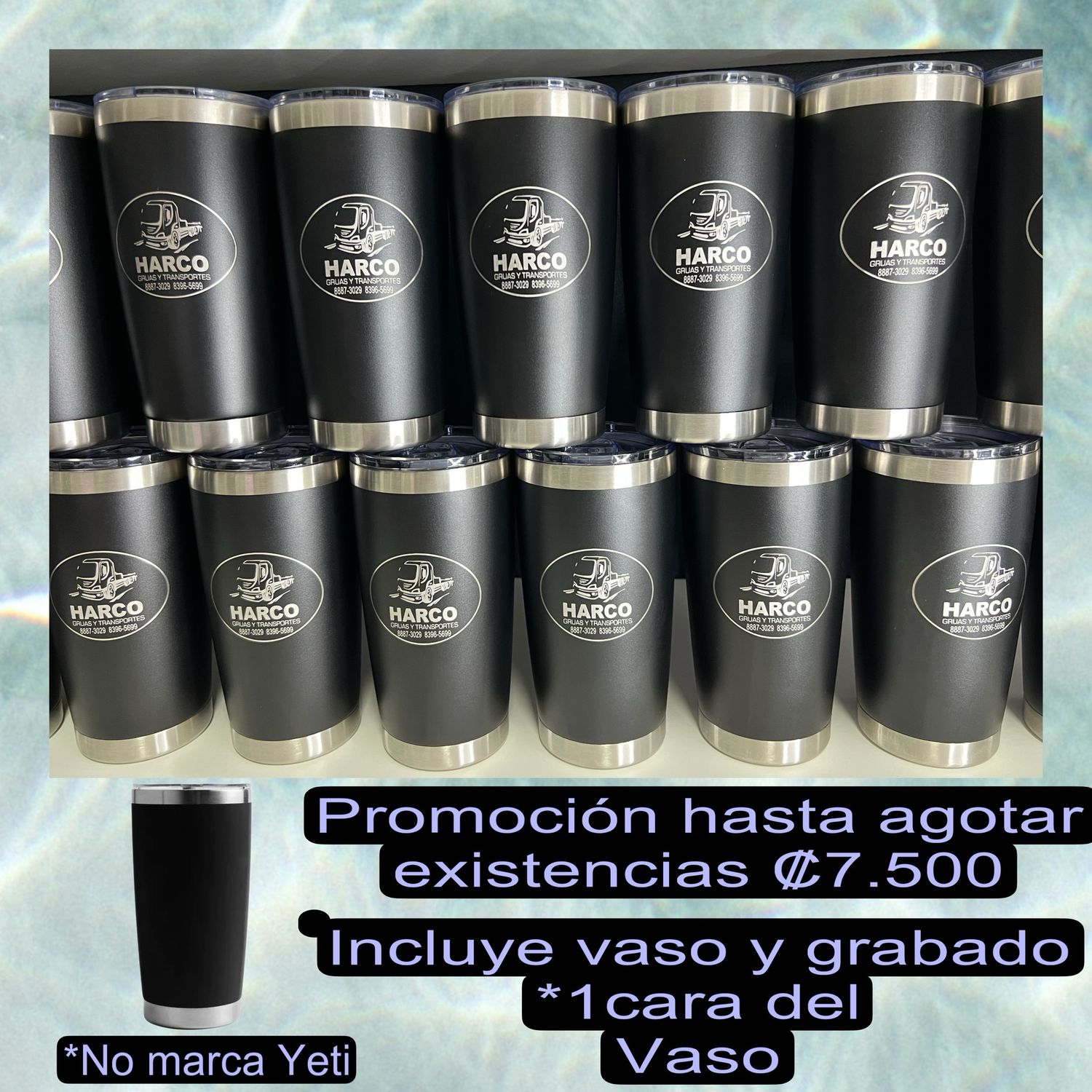 VASO GRABADO PROMOCIÓN