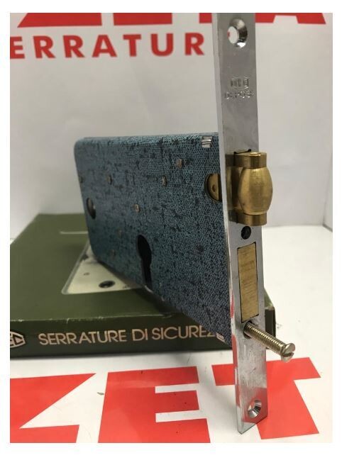 SERRATURA DA INFILARE A FASCIA CON RULLO E MANDATA A CILINDRO EUROPEO entrata mm 70