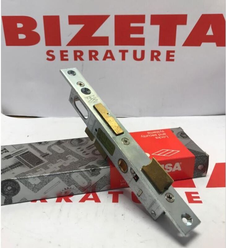 SERRATURA AD INFILARE PER MONTANTI REVERSIBILE entrata mm 15