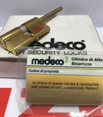 CILINDRO A PROFILO EUROPEO mm 30-40 CON N. 3 CHIAVI E TESSERINO
