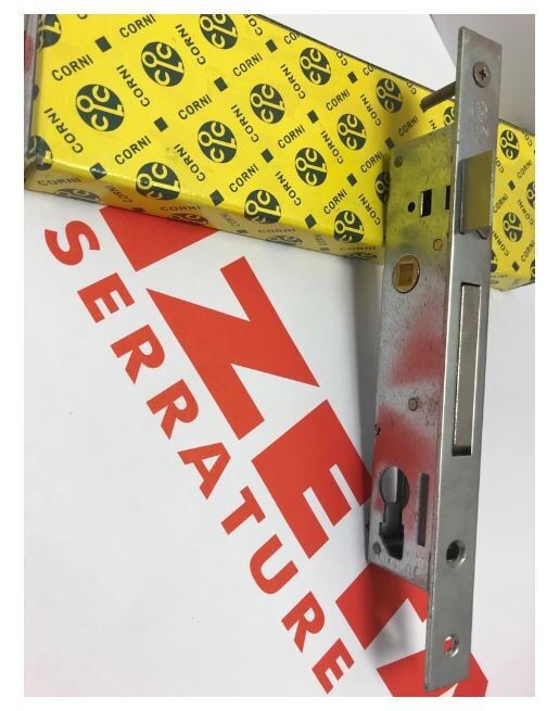SERRATURA INFILARE MANDATA E SCROCCO A PROFILO EUROPEO entrata 25 REVERSIBILE