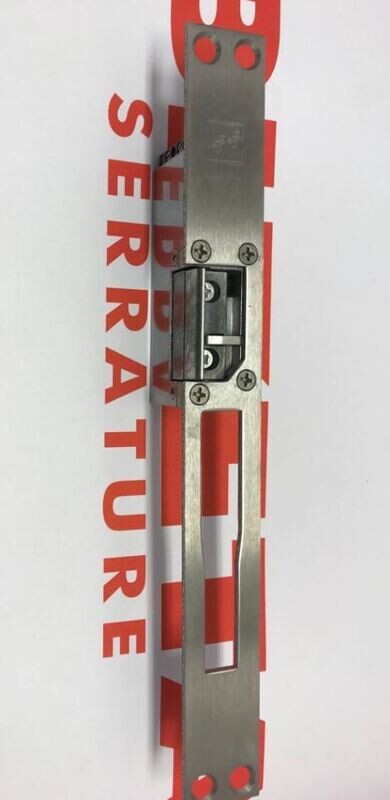 INCONTRO ELETTRICO PER PORTE BLINDATE CONTATTO DI LAVORO 12 V.