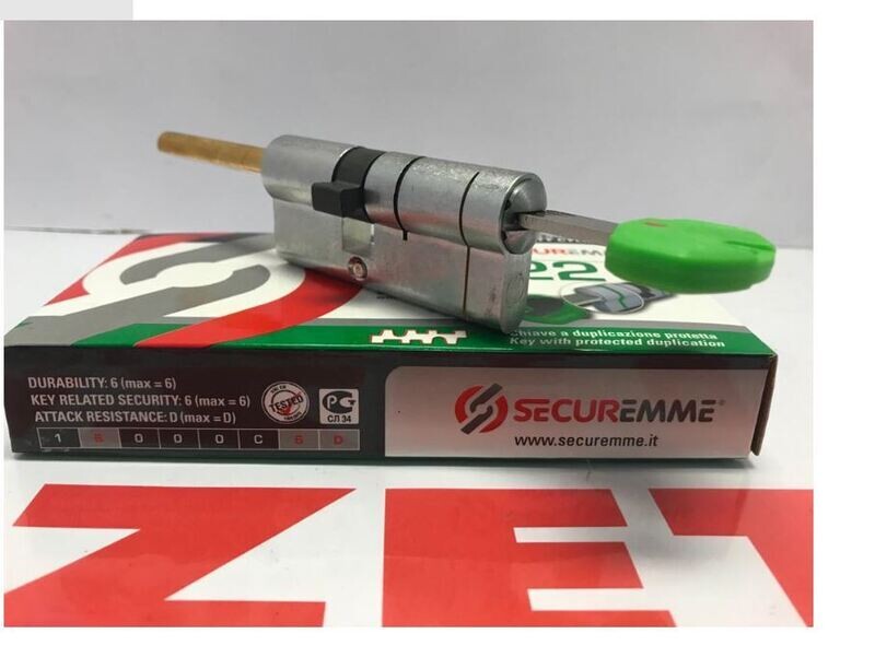CILINDRO A PROFILO EUROPEO mm 30-40 CON CODOLO LATO mm 30