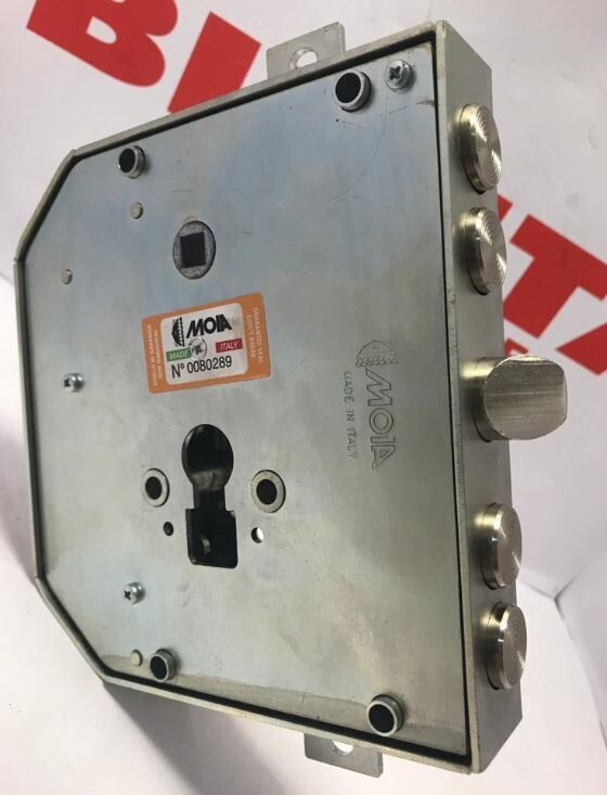 SERRATURA DA PORTONCINO A PROFILO EUROPEO INTERSSE PERNI 54 mm SINISTRA