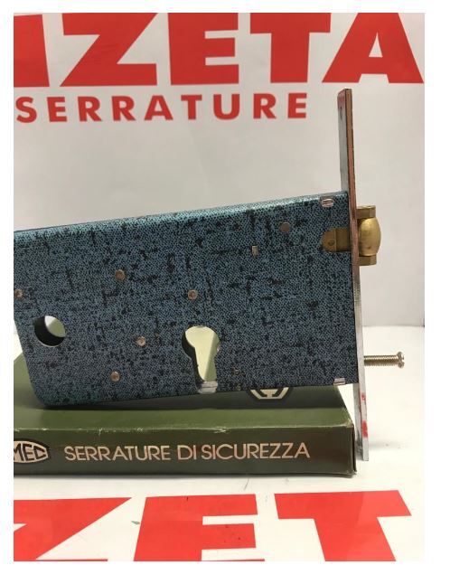 SERRATURA DA INFILARE A FASCIA CON RULLO E MANDATA A CILINDRO EUROPEO entrata mm 70