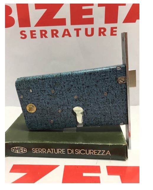 SERRATURA DA INFILARE A FASCIA CON SCROCCO REVERSIBILE E MANDATA CON CILINDRO EUROPEO E QUADRO MANIGLIA entrata mm 70 frontale mm 22