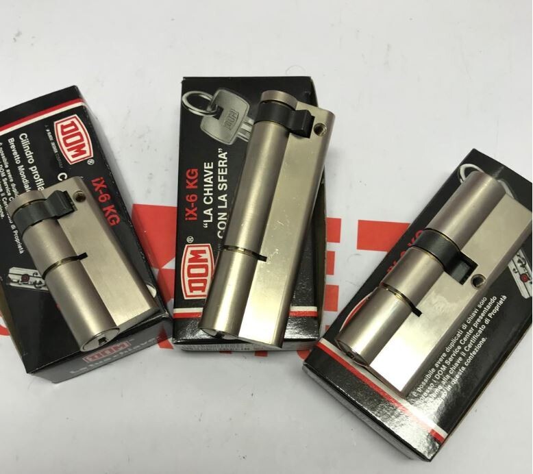 MEZZO CILINDRO DI SICUREZZA A PROFILO EUROPEO mm 110-10 con n. 3 chiavi + tesserino