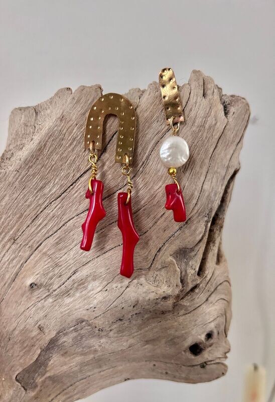 coral and pearl