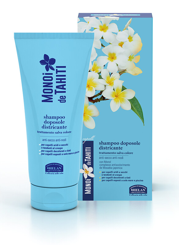 HELAN - MONOÏ de TAHITI - Il sole nei Capelli - Shampoo Doposole Districante 200 ml