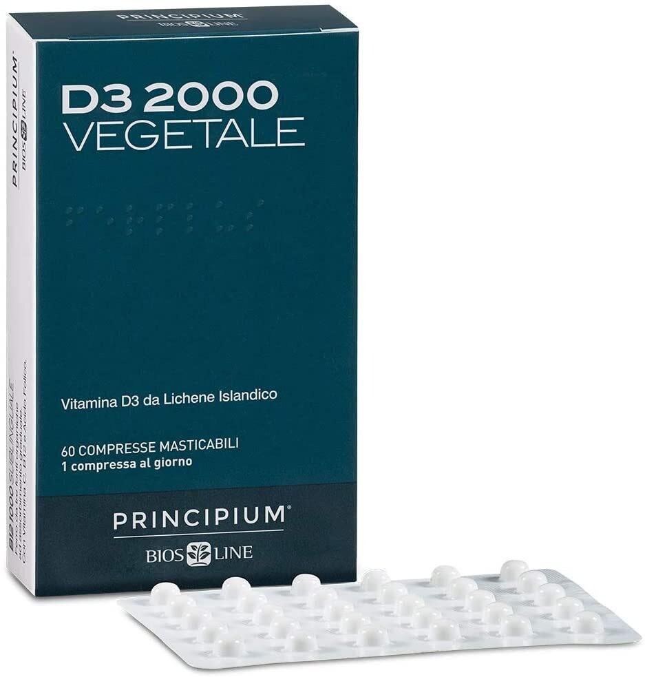 BIOSLINE - Principium D3 2000 Vegetale 60 CPR