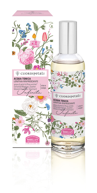 HELAN - CUOR DI PETALI INFINITA- Acqua Tonica Lenitiva Rinfrescante 100 ml