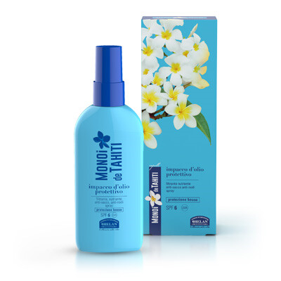 HELAN -MONOÏ de TAHITI - Il sole nei Capelli- Impacco d'Olio Protettivo Spray SPF6 100 ml