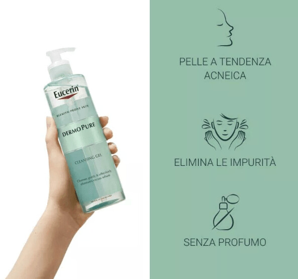 Eucerin DermoPurifyer Oil Control Gel Detergente 400ML