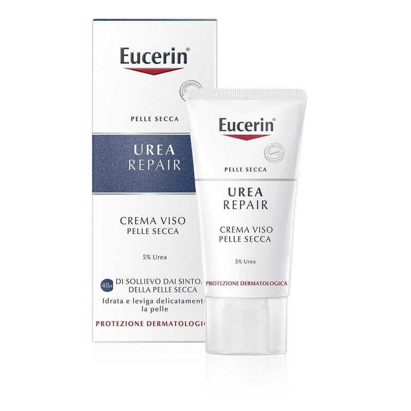 EUCERIN UreaRepair Crema Viso Levigante 5% Urea 50ml
