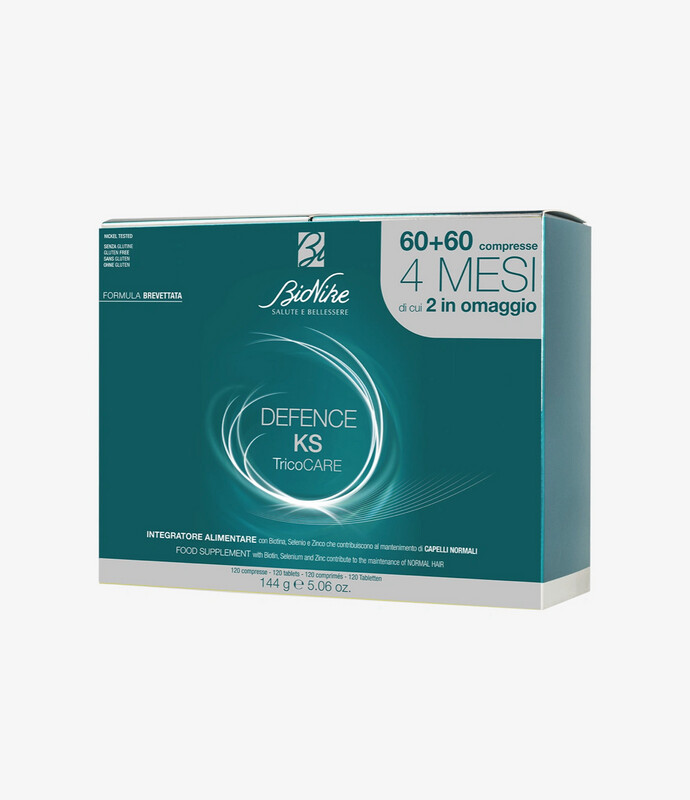 DEFENCE KS INTEGRATORE ALIMENTARE TricoSAFE 60+60 cpr