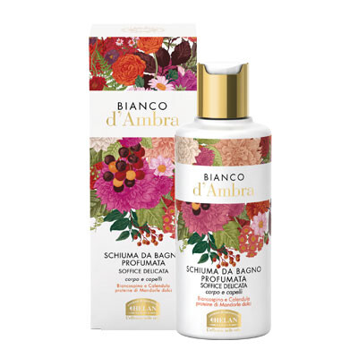 HELAN -BIANCO D'AMBRA- Schiuma da Bagno Profumata 200 ml
