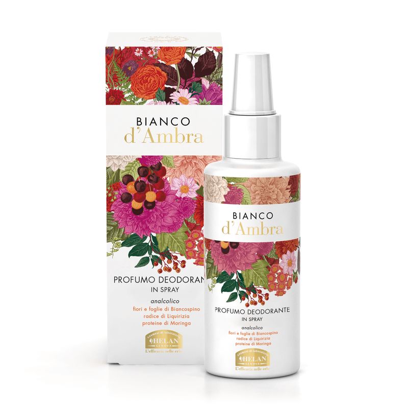 HELAN - BIANCO D'AMBRA - Profumo Deodorante Analcolico in Spray 100 ml