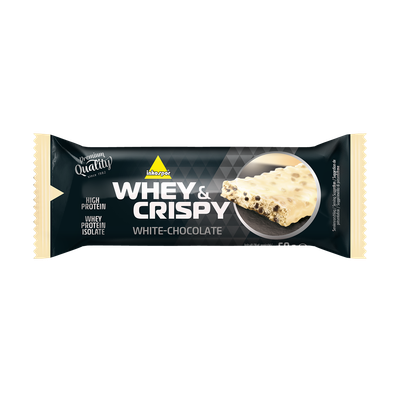 INKOSPOR - WHEY & CRISPY 50 g cioccolato bianco INKOSPOR - WHEY & CRISPY 50 g cioccolato bianco