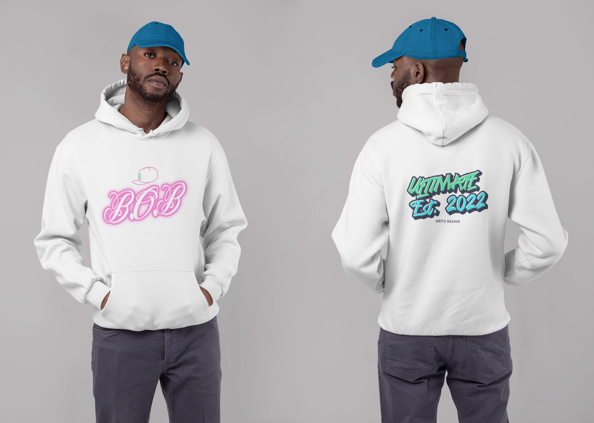 MEN PULL OVER HOODIE