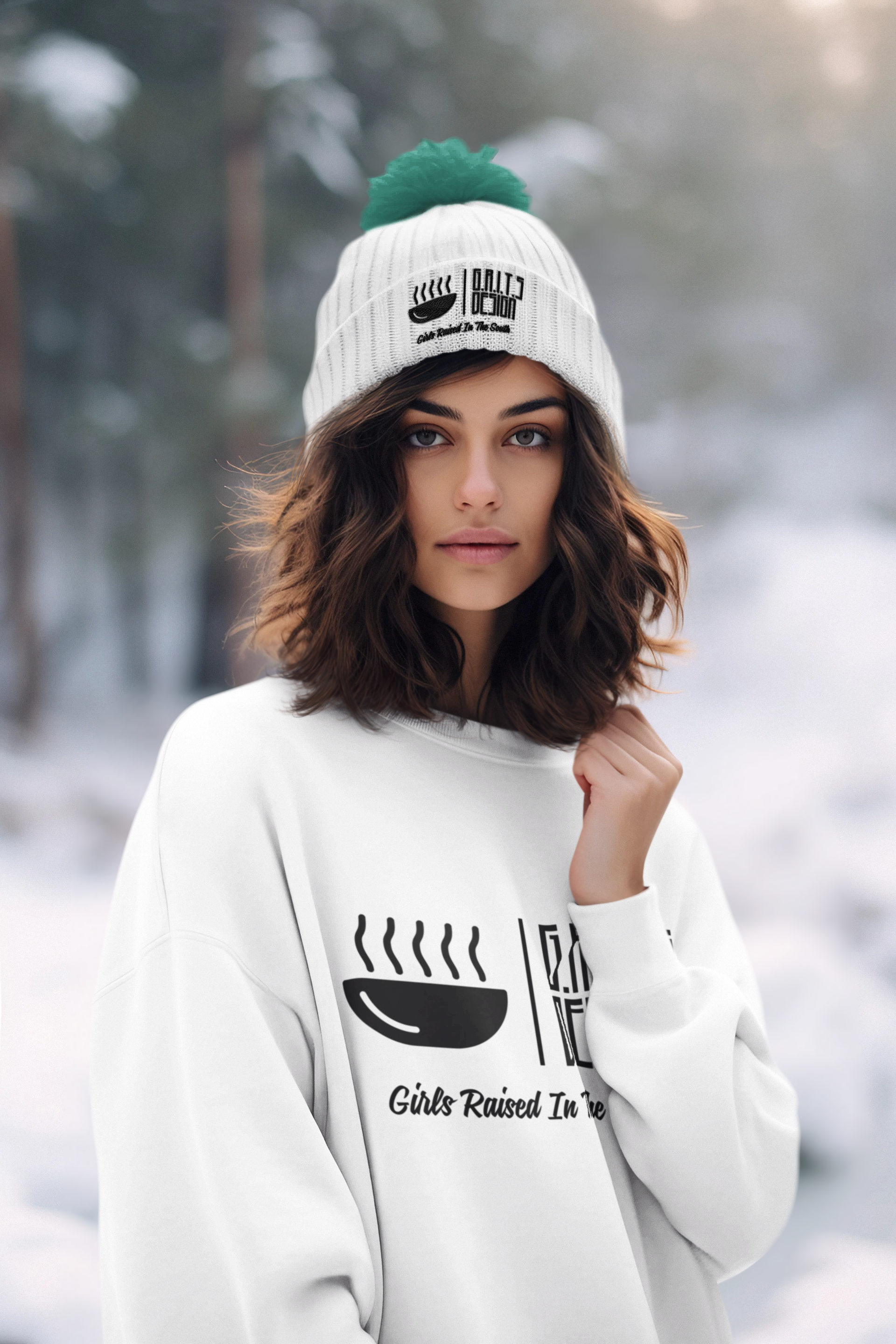 Beanie Hat And Sweatshirt