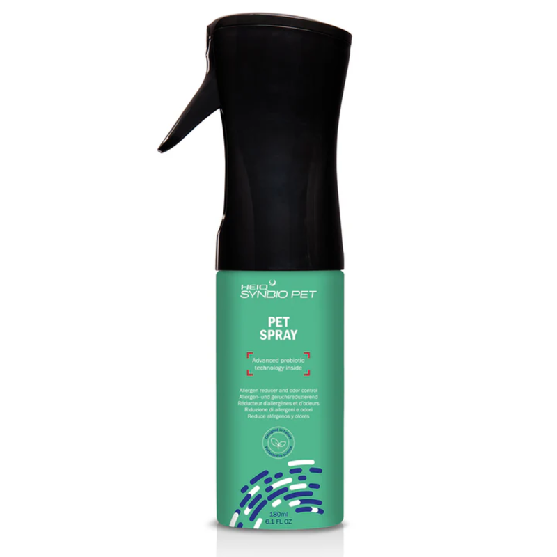 Pet Spray con Probiotici Naturali - Elimina gli odori sgradevoli e gli allergeni dal tuo animale domestico