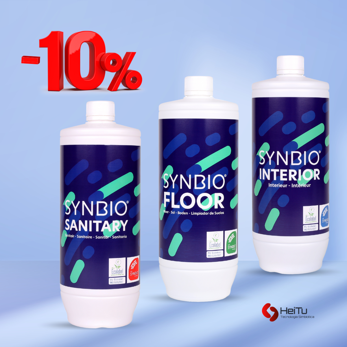 Detersivi Synbio per la casa ai probiotici. Promozione -10%