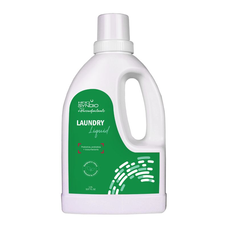 Detersivo Lavatrice con Probiotici e Biosurfactants: HeiQ Synbio Laundry Liquid.