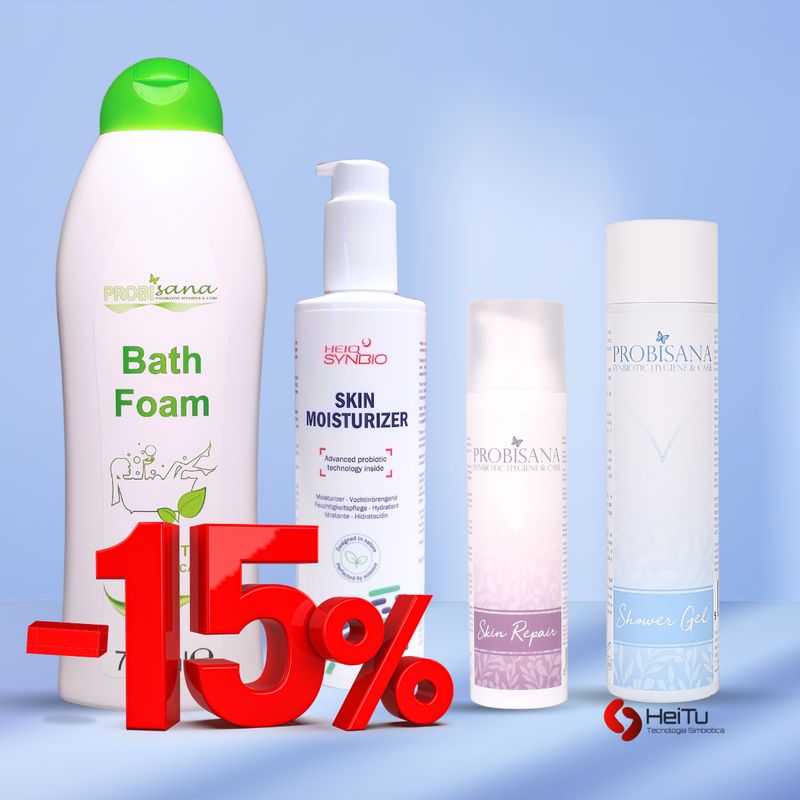 Kit Skin Care ai Probiotici Naturali Probiotic Skin Care Heiq. Kit in Promozione