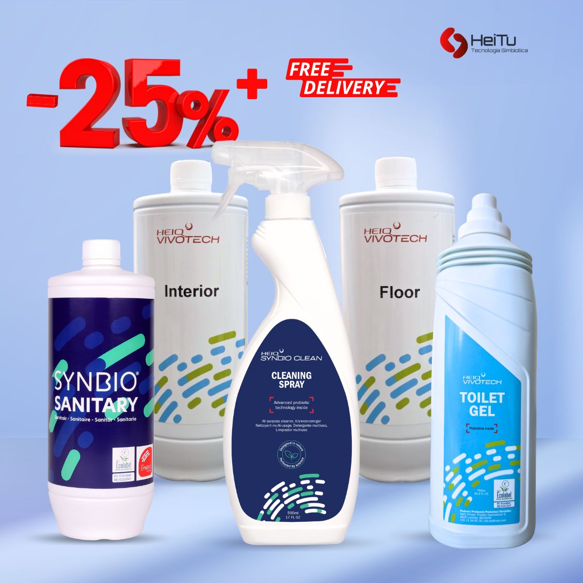 Detergenti enzimatici in promozione a - 25%. Synbio Probiotic Cleaning