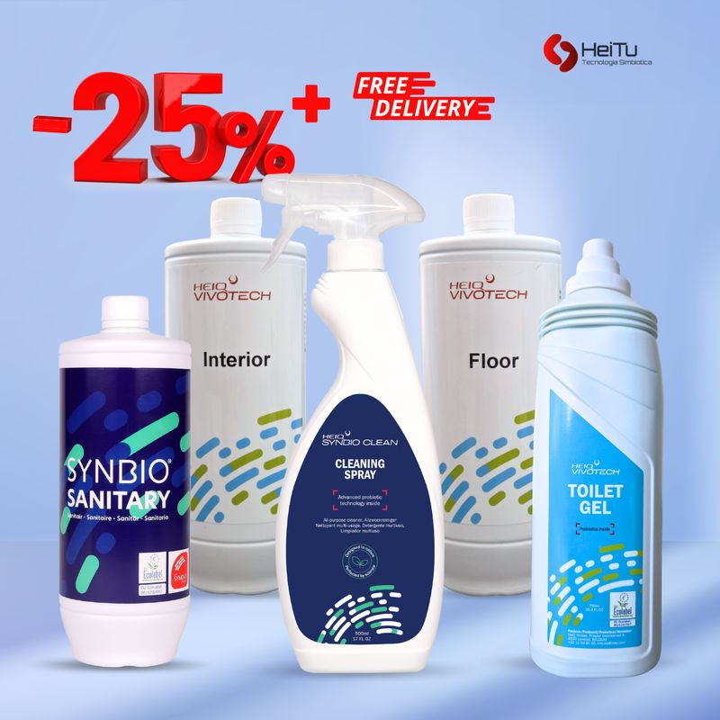 Detergenti enzimatici in promozione a - 25%. Synbio Probiotic Cleaning