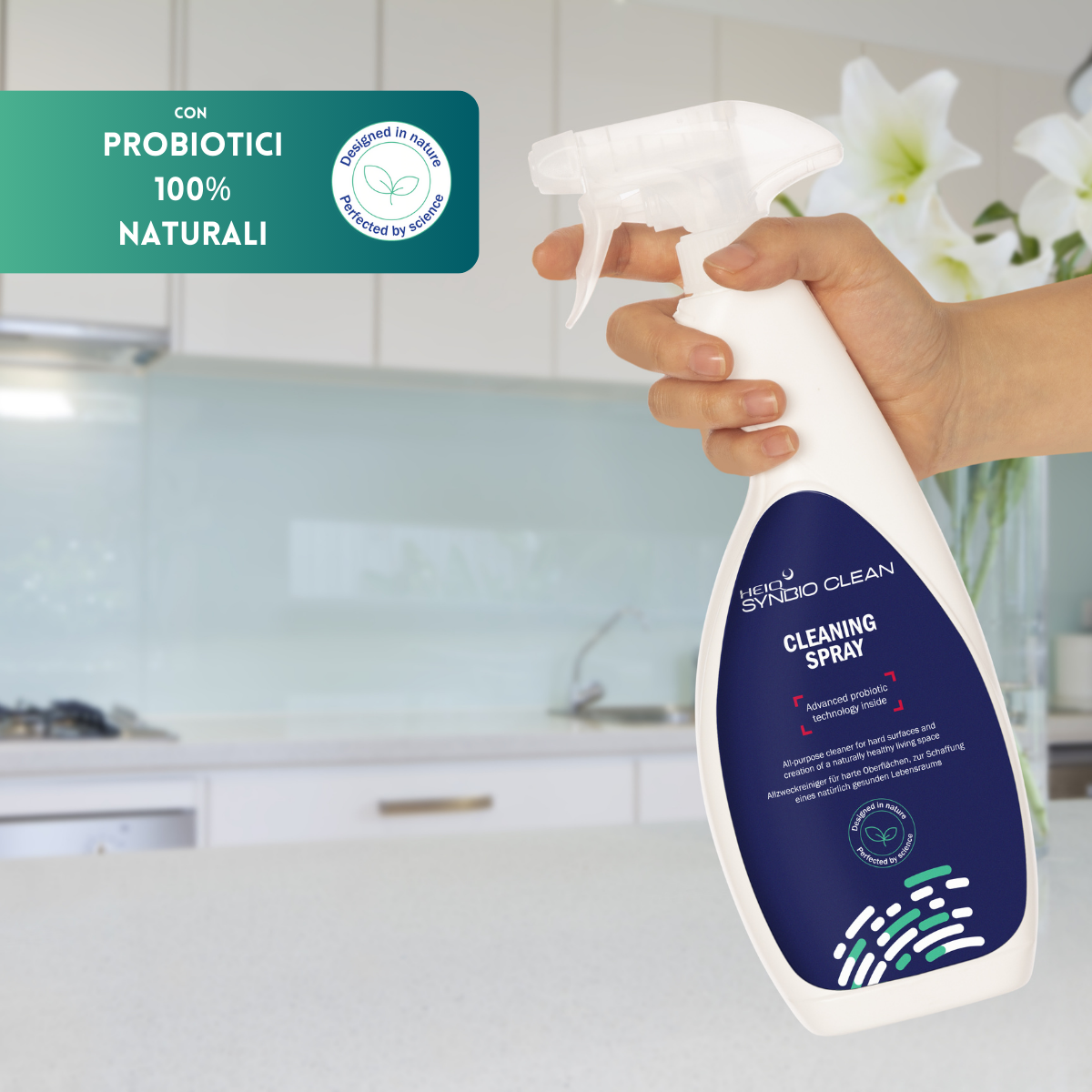 Cleaning Spray Synbio. Detergente Multiuso con Probiotici 100% Naturali
