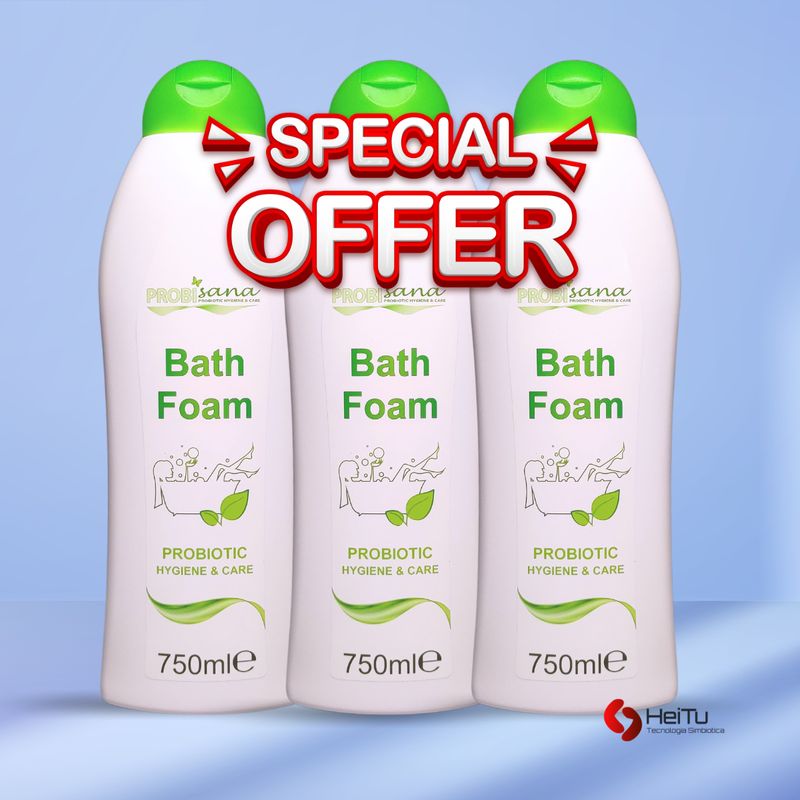 Set Bagnoschiuma Probiotico - 3 Pezzi in Offerta al 50% di sconto