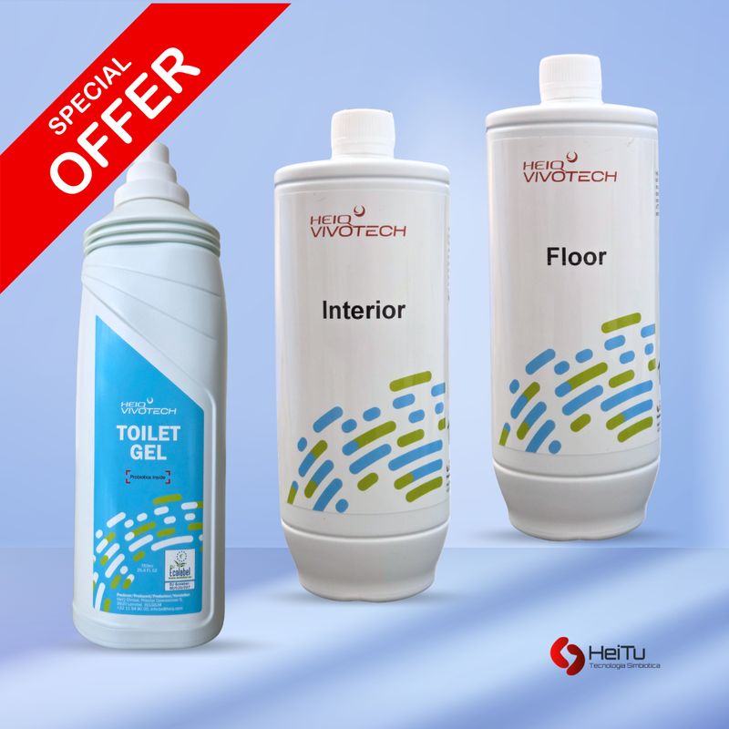 Kit Detergenti Probiotici Pavimento, Casa, WC