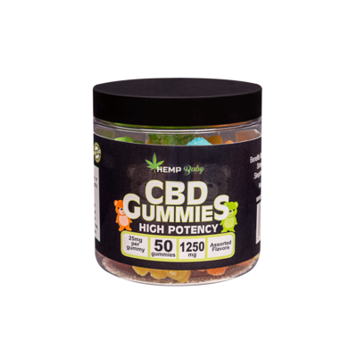 HempBaby CBD High Potency Gummies 50ct