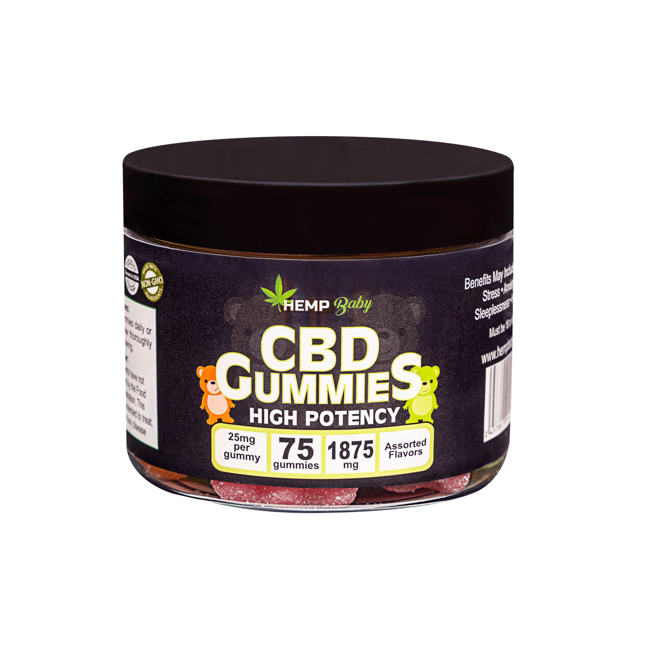 HempBaby CBD High Potency Gummies 75ct