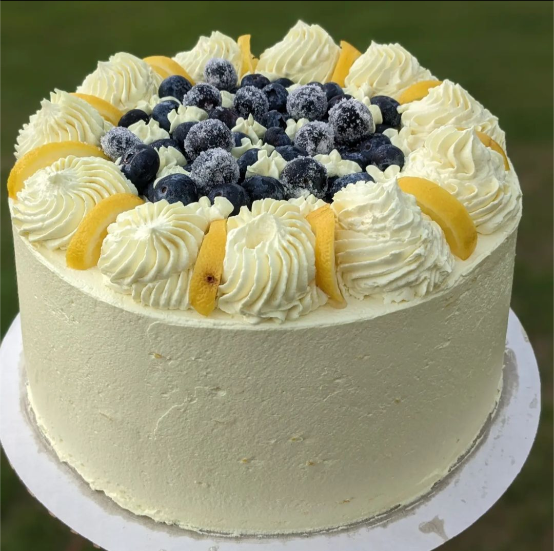 Lemon Blueberry Cake (GF) 1/28