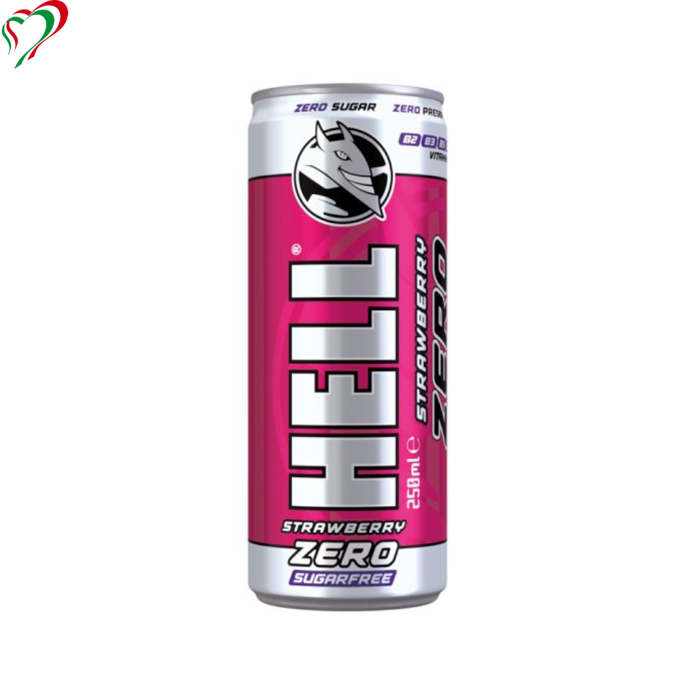 Hell Energy Drink Zero Strawberry (250ml)