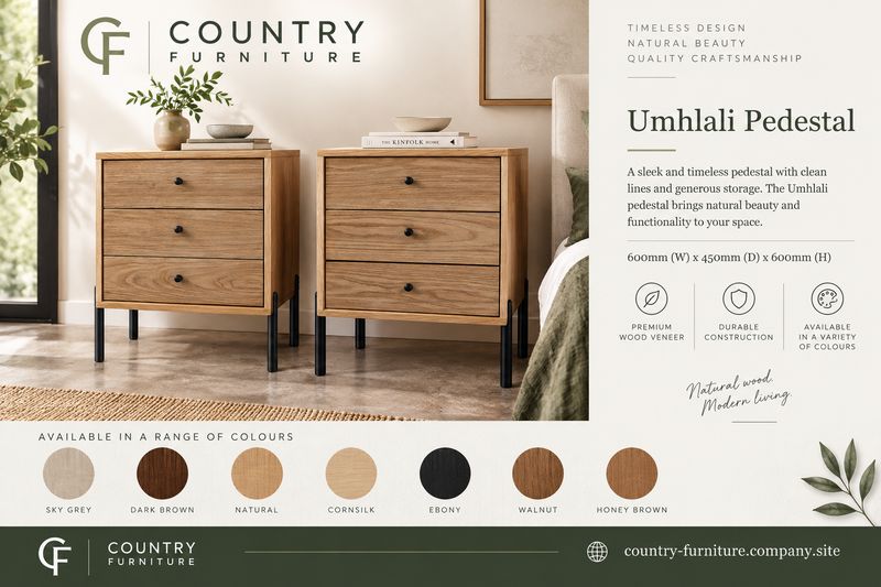 Umhlali Bedside Pedestal