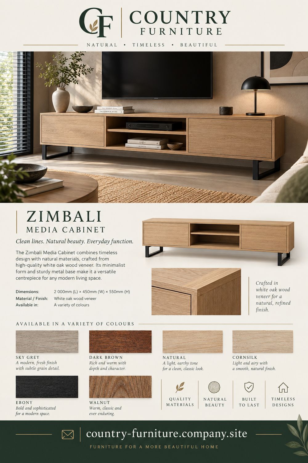 Zimbali Media Cabinet