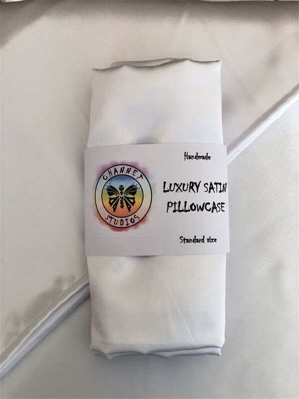 Luxury Satin Pillowcase | White | Standard Size