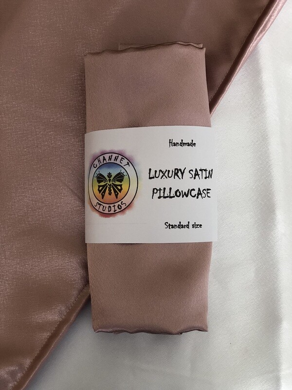 Luxury Satin Pillowcase | Blush Pink | Standard Size