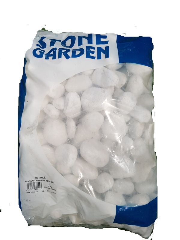 CIOTTOLI DI MARMO - bianco - rosso - verde