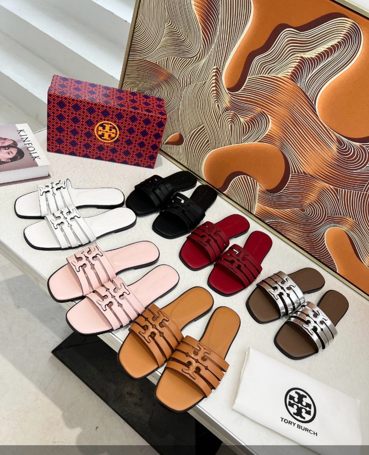 TB sandals